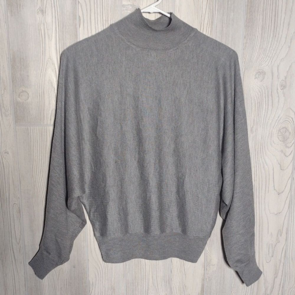 Philosophy Wool Blend Mock Neck Dolman/Batwing Sweater